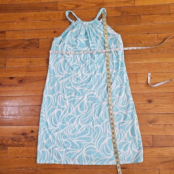 Boden Womens A Line Dress Blue White Tie US 8 - Picture 3 of 5